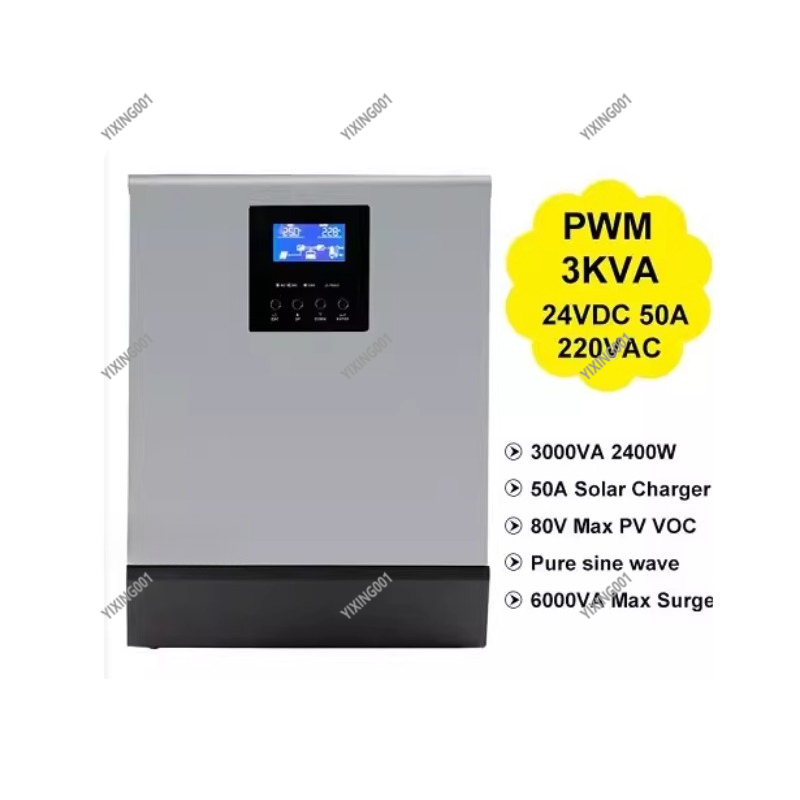 Mppt Charge Controller - Inwerter solarny 3KVA/2400W 24V - regulator