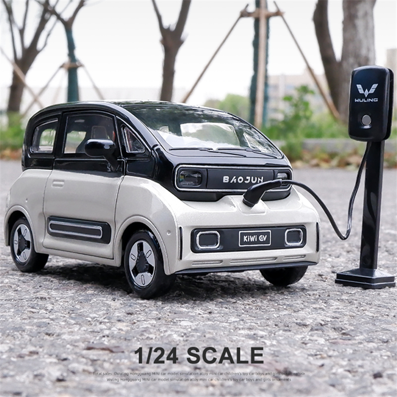 Renewable Energy Kids - 1:24 BAOJUN MINI EV Alloy nowy