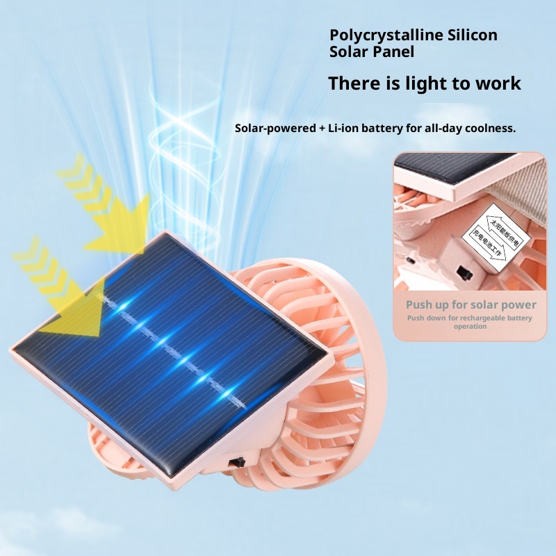 Wentylator solarny z klipsem,  – Renewable Energy Fan recenzja i cena