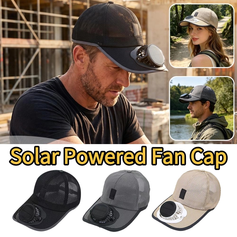 Unisexowa czapka z wentylatore – Renewable Energy Fan recenzja i cena
